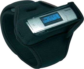 Hama väska för MP3-spelare med armband