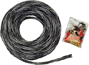 Högtalarkabel 10 meter, 8-trådig