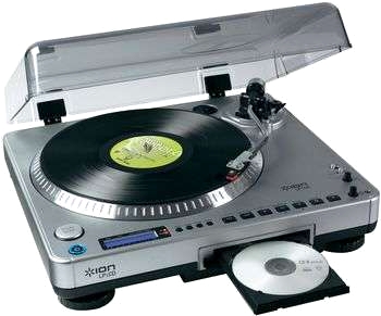ION LP 2 CD USB-skivspelare