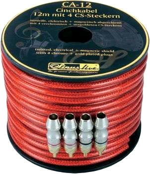 Kabel CA-12 med 4 RCA-kontakter