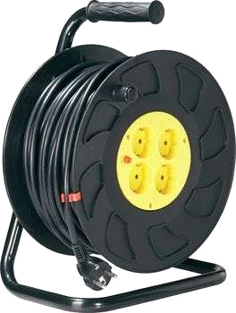 Kabeltrumma 50 m, fastsittande uttag