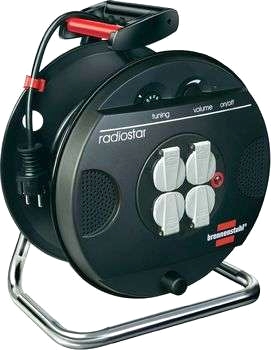 Kabeltrumma Garant med radio