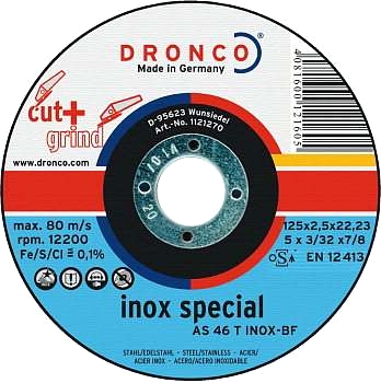 Kap- och skrubbskiva AS 46 T INOX Cut+Grind
