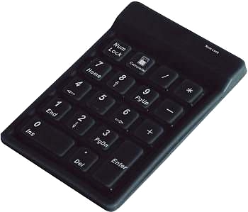 Keysonic gummitangentbord ACK-118 BK