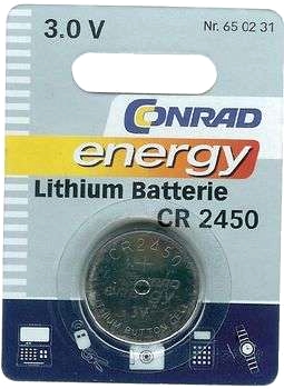 Litiumknappcell CR 2450