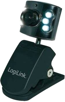 LOGILINK USB-webbkamera med LED