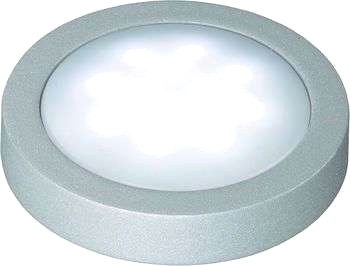 Lysdiodlampa för utanpåliggande montering, rund