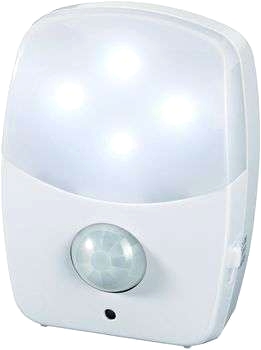 Lysdiodnattlampa med sensor