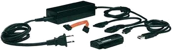 Manhattan Hi-Speed USB 2.0 med SATA/IDE-adapter