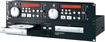 Mc Crypt DJ-2250 dubbel CD-spelare