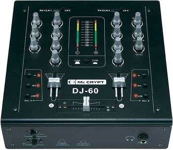 Mc Crypt DJ-60 Black Edition DJ-mixer