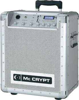 Mc Crypt PPA8M bärbar PA-anläggning