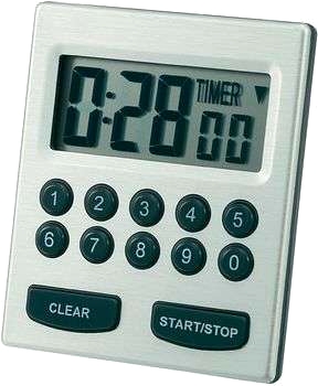 Metalltimer med enkelknappar