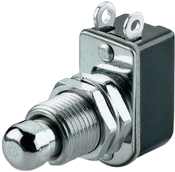 Metalltryckknapp 6 A, R13-85