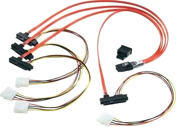 Mini SAS- till SAS- Adapterkabel