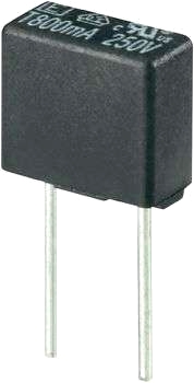 Miniatyrsäkring trög, rektangulär 0,400 A 250 V