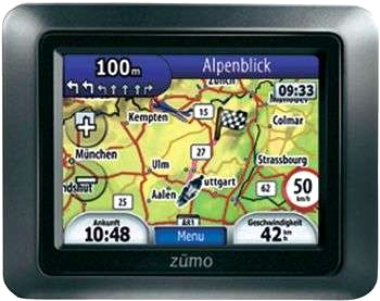 Navigationssystem Garmin Zumo 220 för motorcykel
