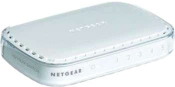 Netgear FS605 5-portars 10/100 Mbit nätverksswitch