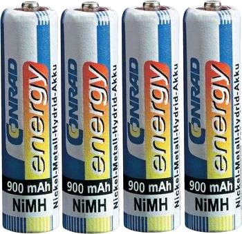 NiMH-batterier, R3, 4-pack