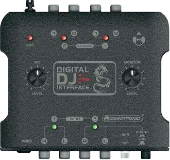 Omnitronic DDI 4 DJ-gränssnitt