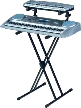 Paccs keyboardstativ dubbelsträvor