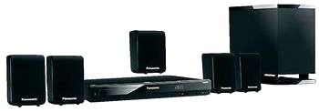 Panasonic SC-XH50EG-K 5.1 hemmabiosystem