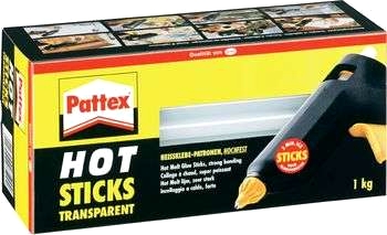 Pattex limpatroner transparenta, Ø 11 mm