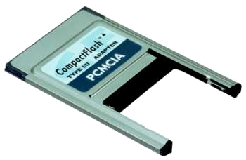 PCMCIA-adapter för digitala lagringsmedia
