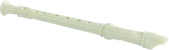 Plast C-sopranflöjt vit