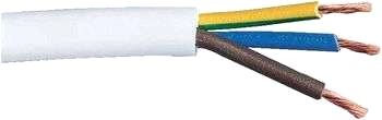 Plastmantlad ledning H05VV-F i förpackning