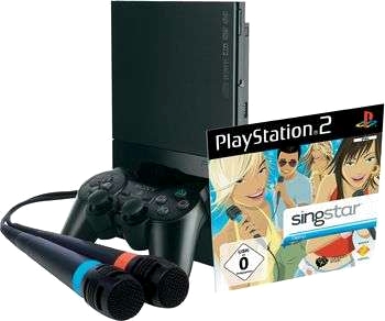 PlayStation®2 + spelet Singstar Demo Pack inkl