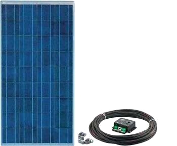 Polykristallint 12 V solcellsset, PX 85-set