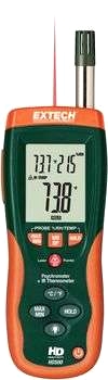 Psykrometer HD-500 med IR-termometer
