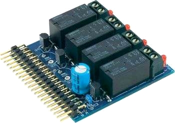 Relämodul 4 x in
