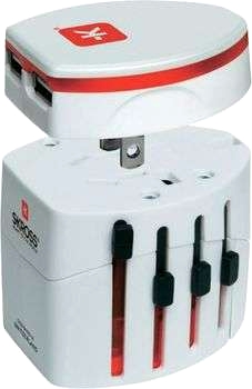 Reseadapter SKROSS med USB-laddare