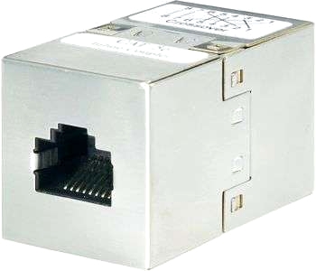 RJ45 dubbelkoppling CAT 5e korskopplad