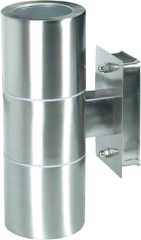 Rostfri utomhuslampa up/down