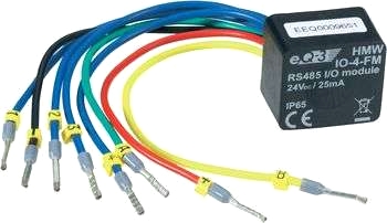 RS485 4-faldig I/O-modul infälld montering