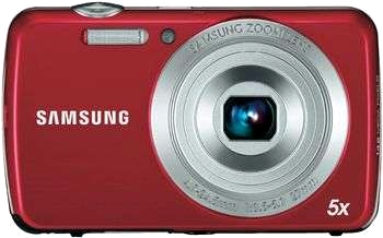 Samsung PL20 digitalkamera röd