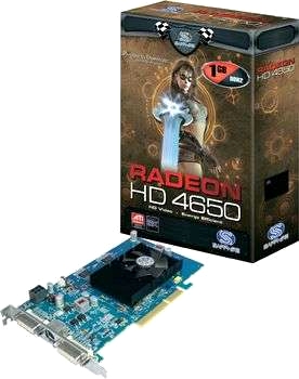 Sapphire HD4650 1024 MB grafikkort AGP