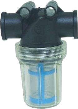 Seriefilter med synglas