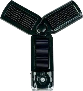 Solcellsdriven lysdiodficklampa