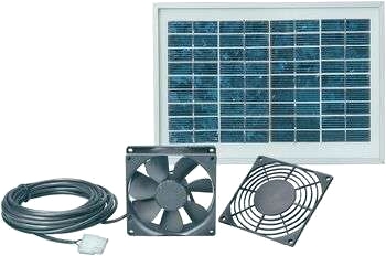 Solenergidrivet ventilationssystem