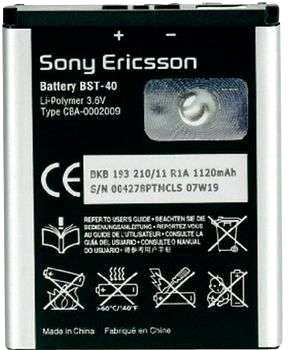 SonyEricsson originalbatteri BST-38