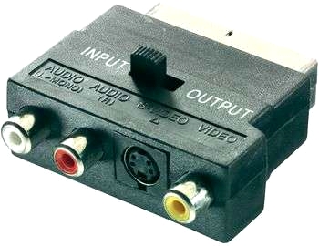 Speaka SCART/S-VHS RCA-adapter