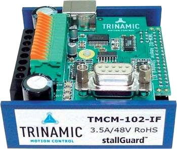 Stegmotorstyrning TMCM-102-IF