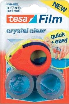 Tesafilm® crystal-clear på mini-tejprulle