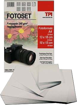 TPI fotopappersset högglättat