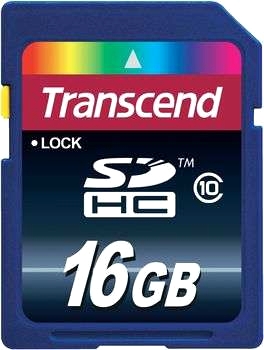 Transcend 16GB SDHC-kort Class10