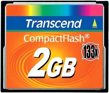 Transcend CompactFlash-kort 2 GB 133x